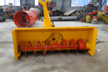 Single twisted dragon snow blower
