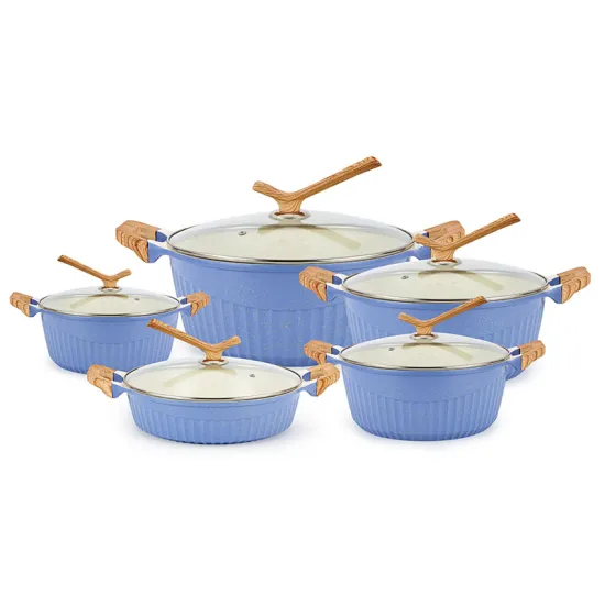 2021 New Rome Series Cookware Sets - Die Casting Pots and Pans with Non-Stick Coating