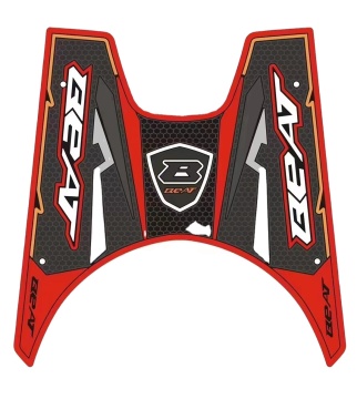 Water-Resistant Fashionable Motorcycle Foot Pads - Personalized & Dustproof