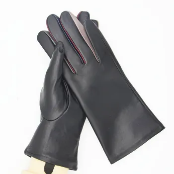 Winter women fashional leather gloves