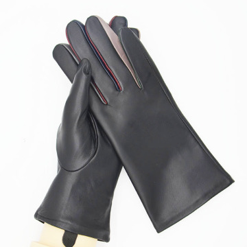 Winter women fashional leather gloves