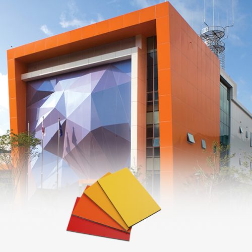 Painel de composto de alumínio anodizado durável para fachadas modernas