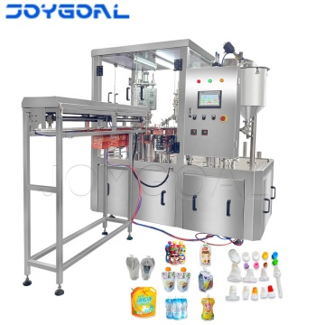 Joygoal Automatic Preformed Bag Packing Machine Untuk Isi Kantong Sabun Cair