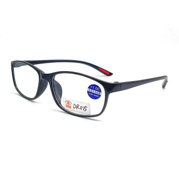 DR015 Unisex Colorful Frame Fashion Reading Glasses with Magnification and Anti-Blue Light Protection