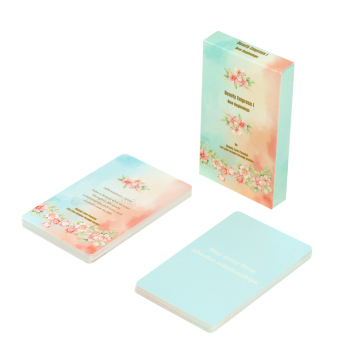 Full Customization Printing Healing Praise Cards with Tuck Box