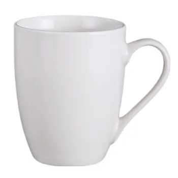 Custom Logo Luxury 14oz White Porcelain Sublimation Coffee Cup Mugs