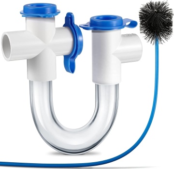 PVC U bẫy ngưng tụ bẫy với bàn chải làm sạch cho các hệ thống HVAC