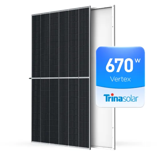 Trina Vertex High-Power Bifacial Solar Panels: 600W to 700W with Black Frame, Suitable for European Markets