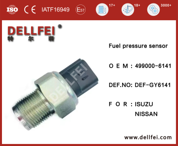 High Pressure Sensor Common Fuel Rail Pressure Sensor 499000-6141 for NISSAN,ISUZU