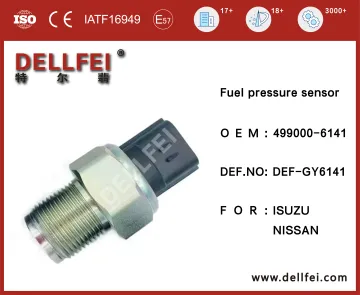High Pressure Sensor Common Fuel Rail Pressure Sensor 499000-6141 for NISSAN,ISUZU