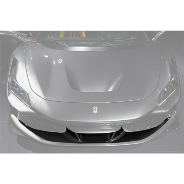 OEM Style Dry Carbon Fiber Front Bumper Lip Splitter for F8