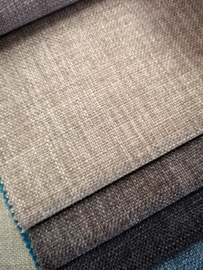 Recycled sofa fabric with pongee backing