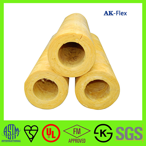 AK-Flex grade A glass wool pipe insulation