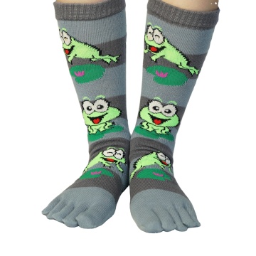 Título: "Calcetines de yoga de cinco toos personalizables para hombres y mujeres: diseño de los dedos separados de los dedos lindos