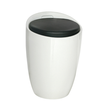 Color Custom Cylinder Can Store PU Cushion Cheap Commercial Bar Stools
