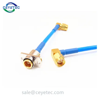 Custom RF High Frequency SMA to BMA Extension Cable RG402