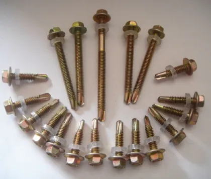 Twin thread wood screws cutting screws