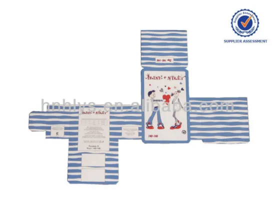 Custom Printed Child Cotton Tights Card