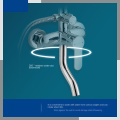 Ensemble de robinet de douche de salle de bain murale exposée de haute qualité