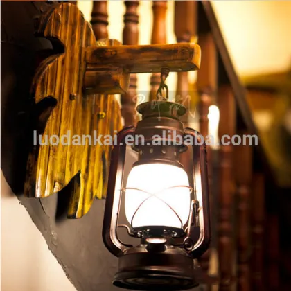 Antique glass oil wall lamps of modern lighting factory in China