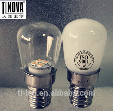 2016 hot sale LED fridge light ST26 LED bulb 2W E14 colorful light with glass cover CE rohs standard LED BULB