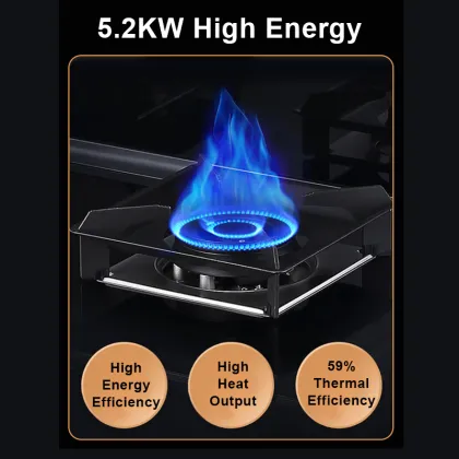 Quality Assurance Super Sound-Off No Oily Smoke Integrated Kitchen Stove