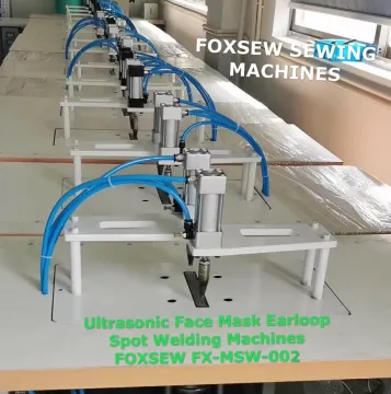 Two-Head Earloop Spot Welding Machine