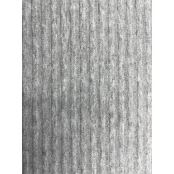 63% Polyester 33% Rayon 4% Spandex Rib Fabric