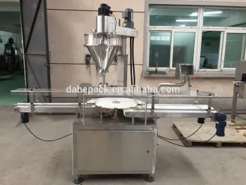 Automatic Rotary Dry Powder Bottles&Cans Filling Machine,Powder Auger Filling Machine