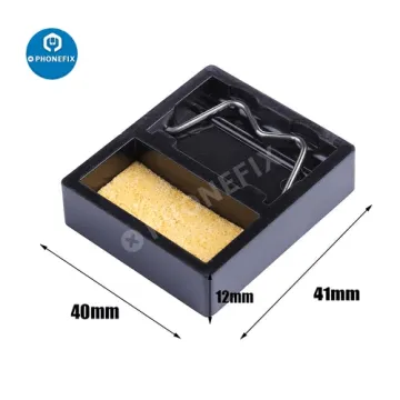 Micarta Soldering Iron Stand with Cleaning Sponge