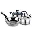 4 Pieces Stainless Steel Cookware Set