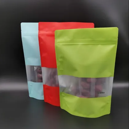 Stand-Up Laminated Packaging Pouch