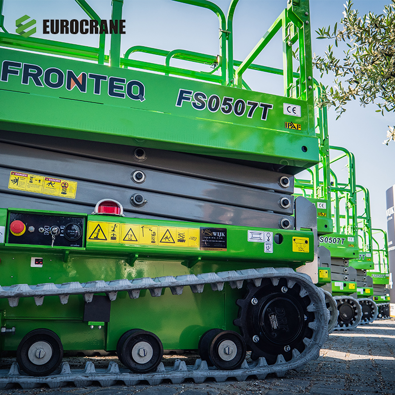 Tabela de elevador de tesoura móvel operada por energia