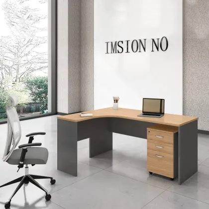 Classic Wooden Plank Design Office Table for Homework and Kids