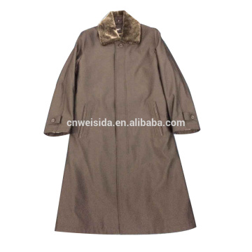 2016 fur collar men's long winter coat