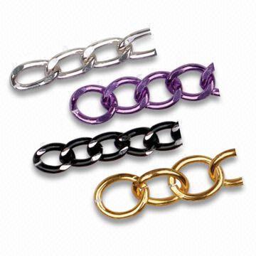 Iron/Aluminum Chain Belts, Various Plating Colors are Available