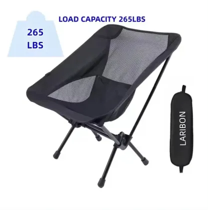 Lightweight Fishing Camping Chair Folding Outdoor Moon Chair with Easy Carry Bag