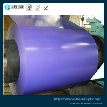 decorative pattern color coated aluminum coil Henan factory supply