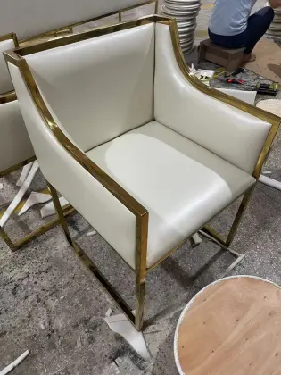 Rose Gold Single Seat Wedding Sofa Chairs