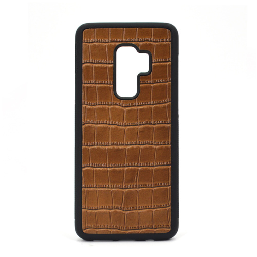 Custom Logo Crocodile Leather Phone Case for Samsung