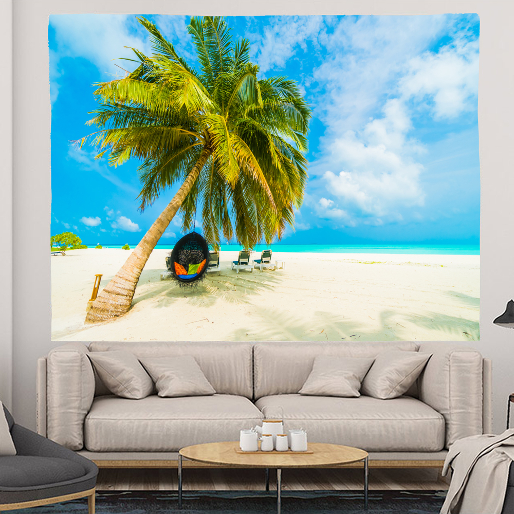 3D Beach Decorative tapestry2024-0 (6)-02