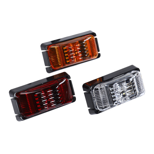 એમ્બર 12 વી/24 વી 1 એલઇડી ટ્રક ટ્રેલર સાઇડ માર્કર એલઇડી લાઇટ લેમ્પ ટ્રક ક્લિયરન્સ લાઇટ