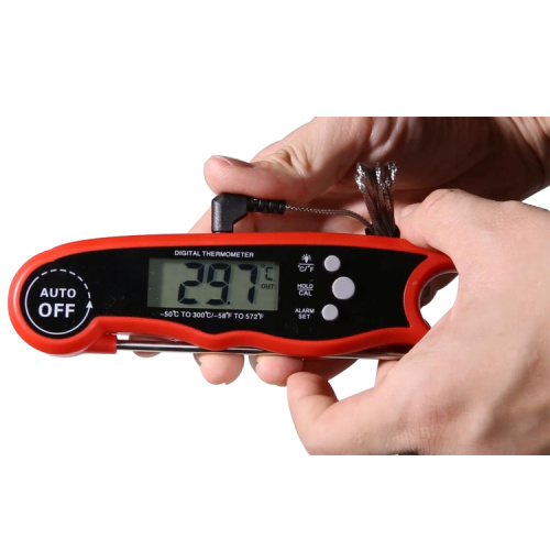 Thermomètre de cuisine numérique avec sonde en acier inoxydable