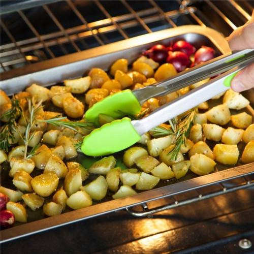 FDA Silicone Material Kitchen Cooking Tong