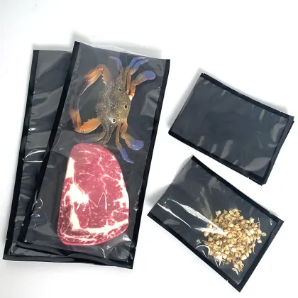 Custom Hairy Crab Plastic Packaging Vacuum Sealer Bags for Food