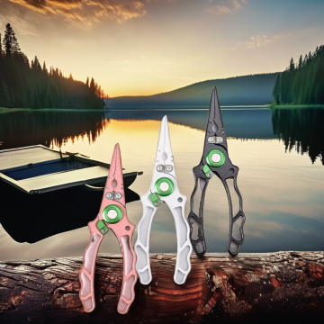 NEWMAJOR Portable Die-Cast Stainless Steel Multifunctional Fishing Pliers