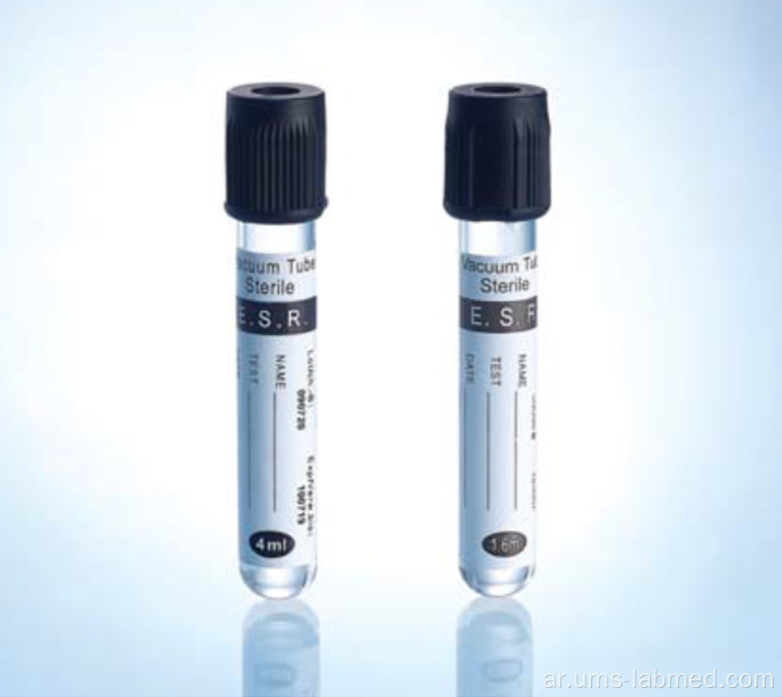 Vacutainer Blood Collection ESR Tube