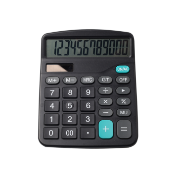 12 Digits Office Dual Power Calculator