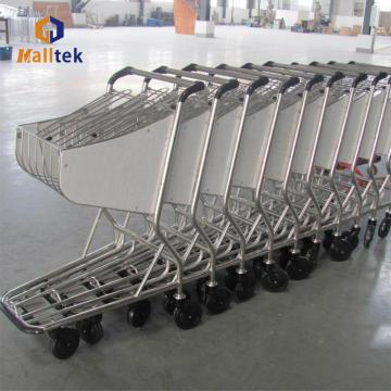Stainless Steel Passenger Baggage Airport Shopping Trolley