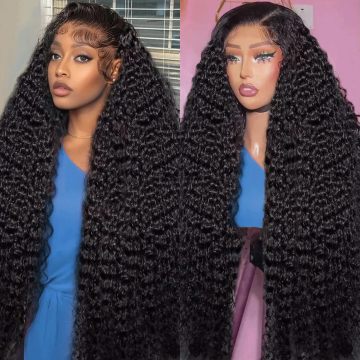 Water Wave Human Hair Wigs for Black Women